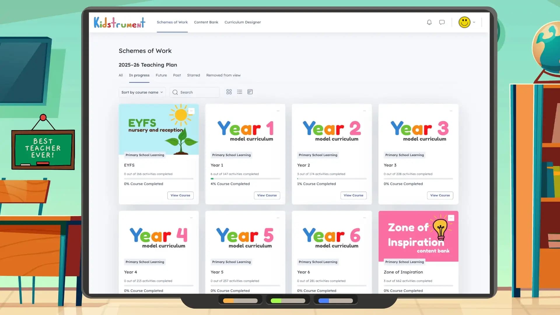 Kidstrument video-led activity cover
