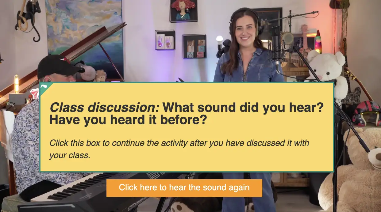 Illustration of Musical Detectives discussion