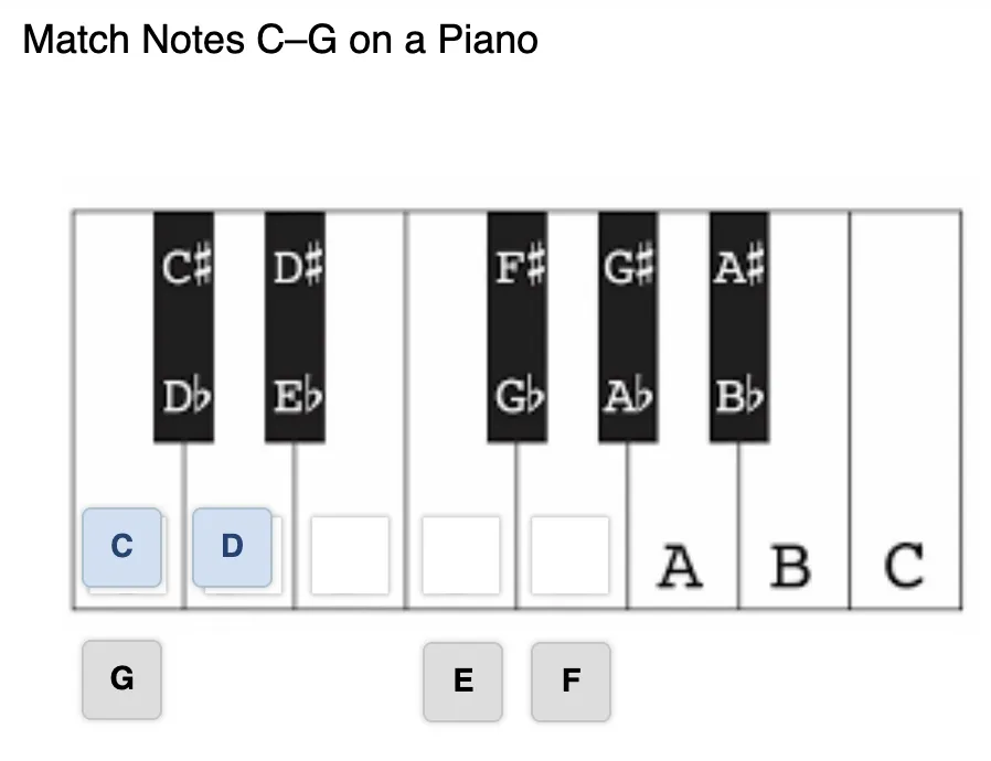 KS2 matching and ordering games for music symbols and concepts
