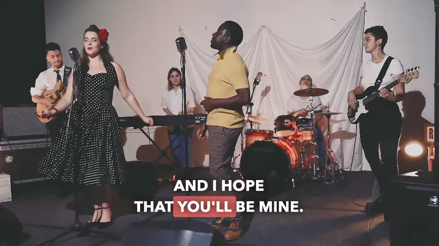 Diagram showing the Year 4 I Love You So Rock and Roll curriculum overview across the three terms