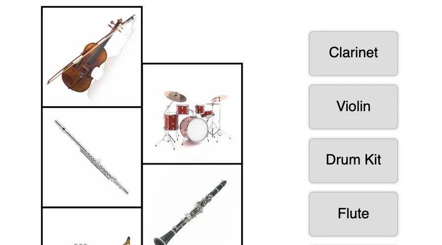 Year 6 matching and ordering cards for dynamics, tempo, pitch and notation concepts